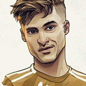 caricatura fumettata di EL SHAARAWY STEPHAN