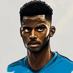 caricatura fumettata di MCKENNIE WESTON