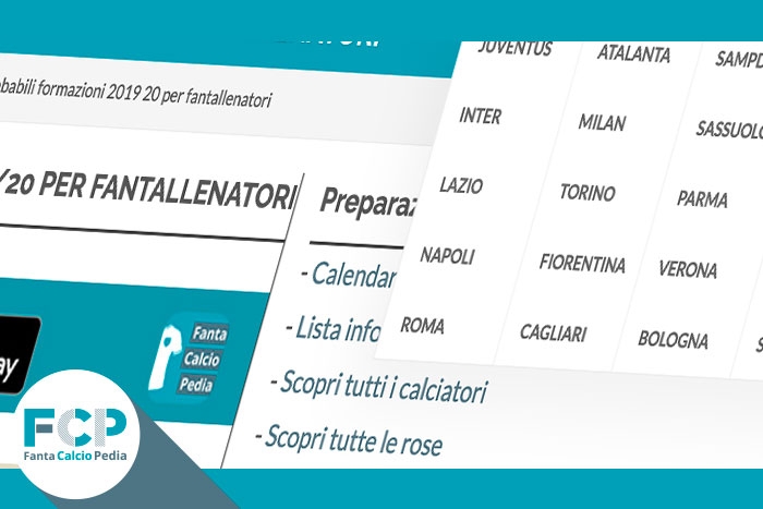 Risultati precampionato 2020/21 delle squadre di Serie A